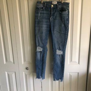 Frame Le High Skinny Crop Jeans Size 28